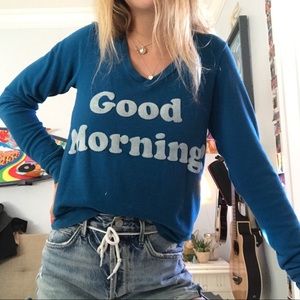 Wildfox “good morning!” sweater